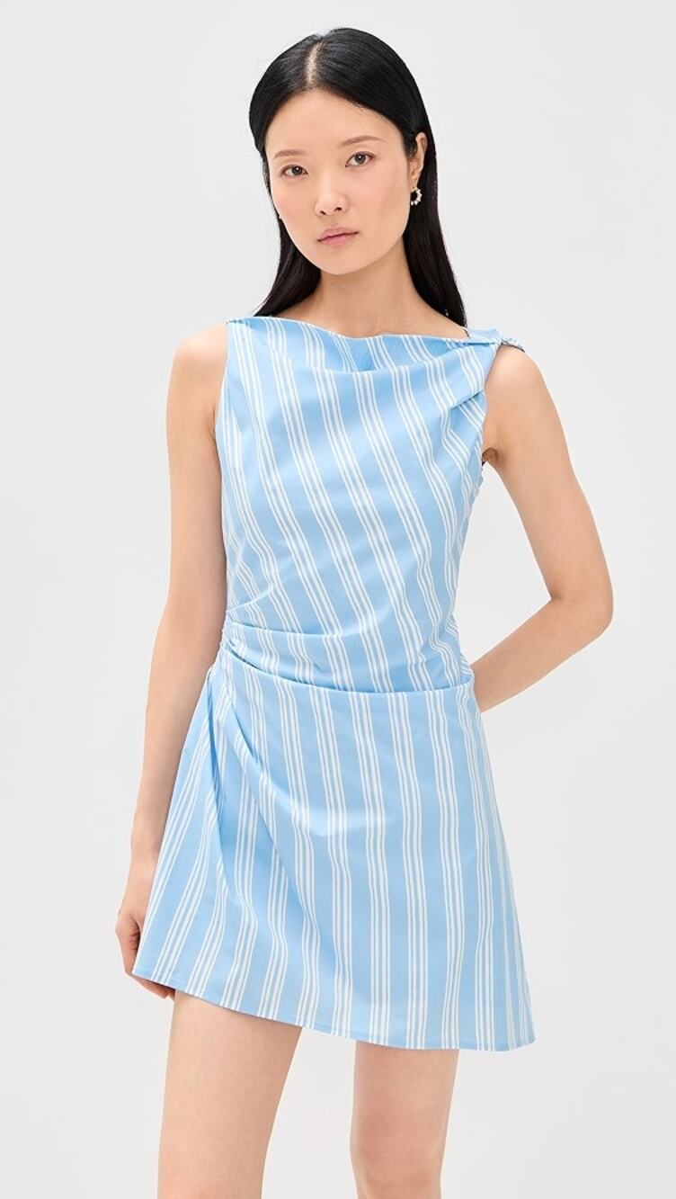 STAUD Callie Mini Dress Color: Ventura St
SIZE 8